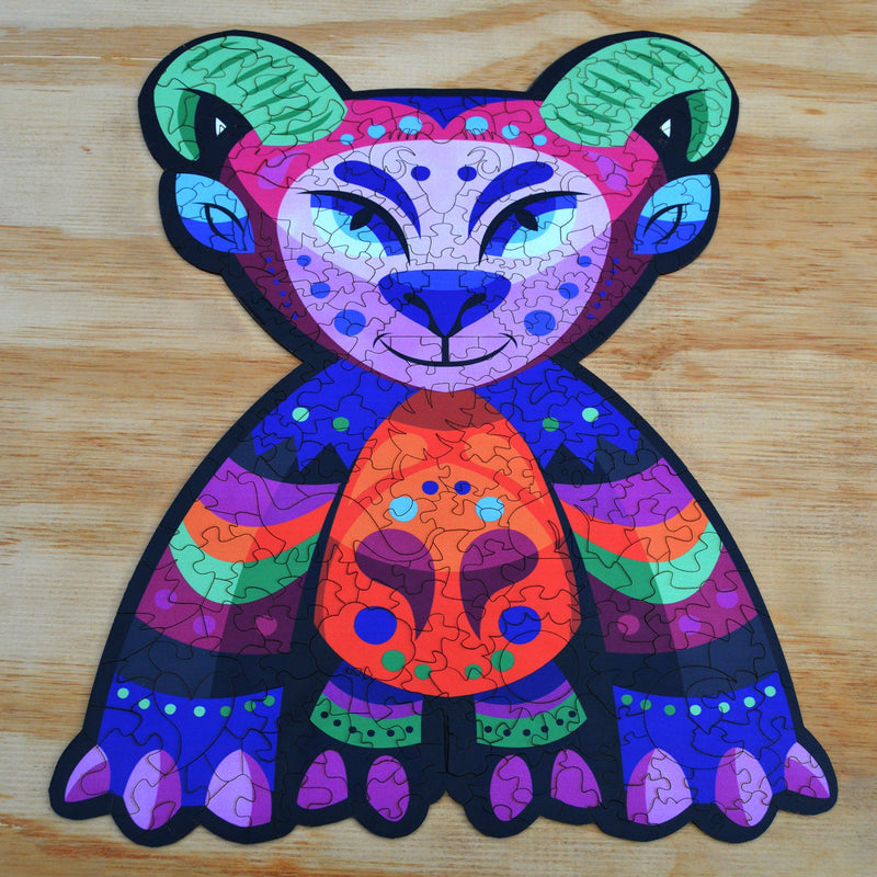 Alebrije Wooden Puzzle "ZIPOLITE" 22 inches tall