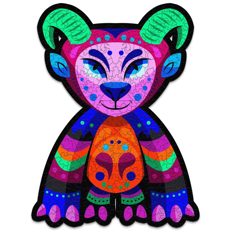 Alebrije Wooden Puzzle "ZIPOLITE" 22 inches tall