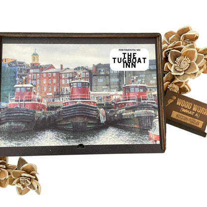 Custom Branded Wooden Puzzle with Company Logo