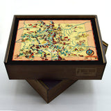 COLORADO Wooden Puzzle | Vintage Pictorial Map | Adult Jigsaw Puzzles