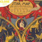 CELESTIAL Map Wooden Puzzle | Vintage art | Horoscopes and Constellations