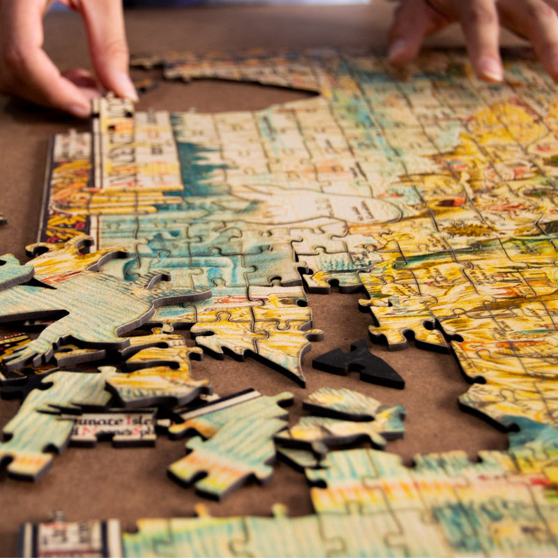 Fairy Land Wooden Vintage Puzzle
