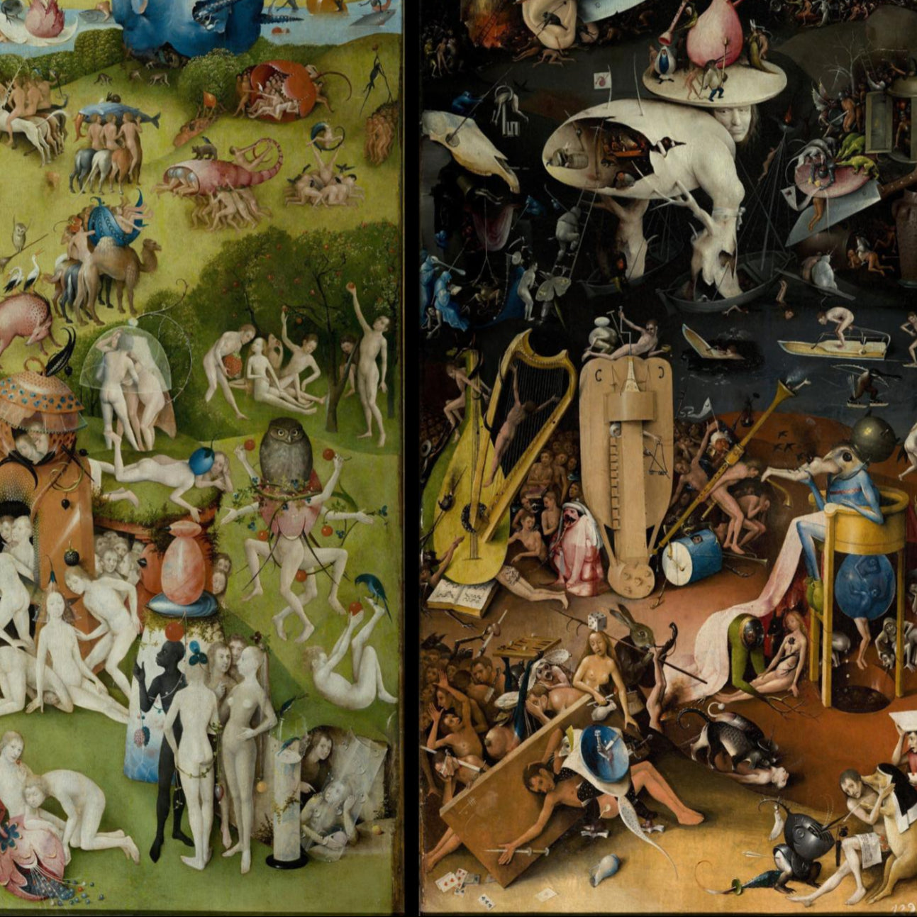 Garden of Earthly Delights Wooden Puzzle