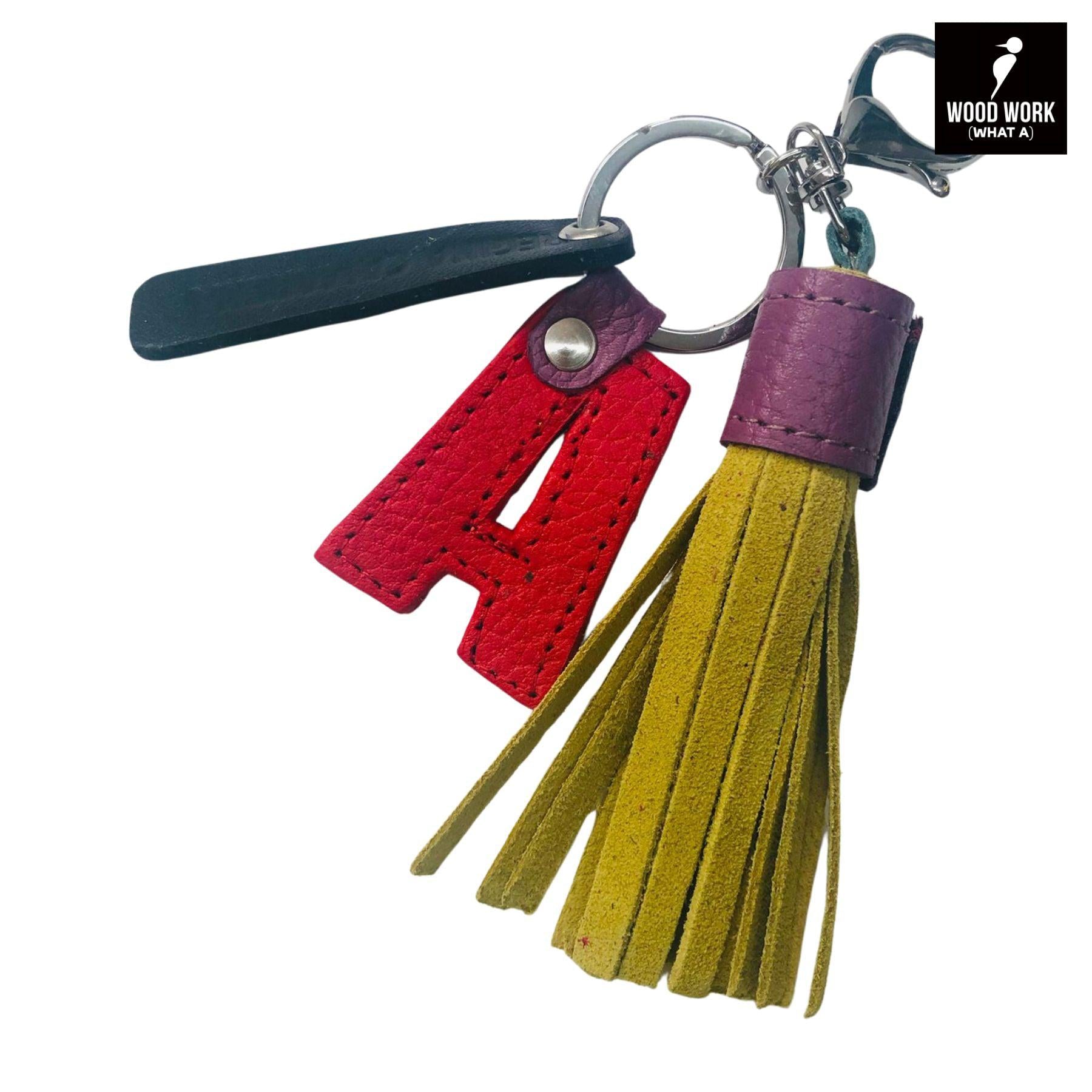 Genuine leather Keychains Pack of 20 [WAWW] What a Wood Work