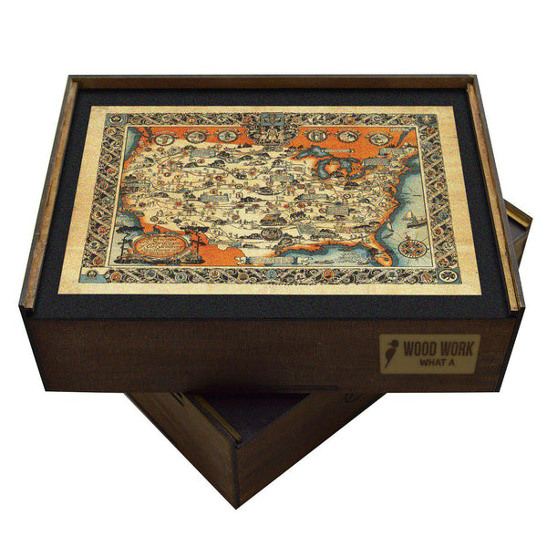 Wood hotsell puzzle art