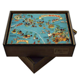 HAWAII Wooden Puzzle | Vintage Pictorial Map | Adult Jigsaw Puzzles