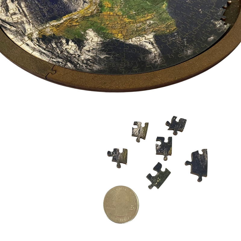 MINI Wooden Puzzle + jigsaw puzzle board | EARTH