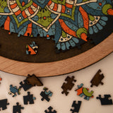 MINI Wooden Puzzle + jigsaw puzzle board | FALL