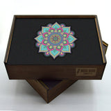 Mandala Wooden Puzzle "BREATH" | Whimsies edition | Adult Jigsaw Puzzle | 23 inches