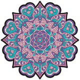 Mandala Wooden Puzzle "CALM" | Whimsies edition | Adult Jigsaw Puzzle | 23 inches