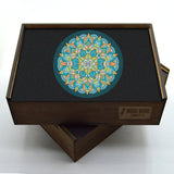 Mandala Wooden Puzzle "PEACE" | Whimsies edition | Adult Jigsaw Puzzle | 23 inches