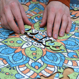 Mandala Wooden Puzzle "PEACE" | Whimsies edition | Adult Jigsaw Puzzle | 23 inches