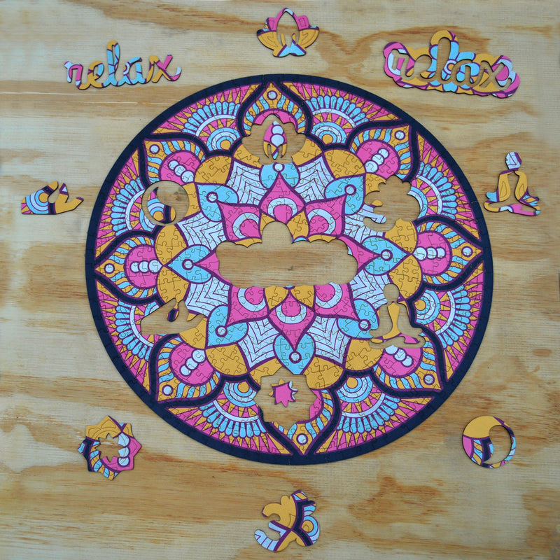 Mandala Wooden Puzzle ZEN – [WAWW] What a Wood Work