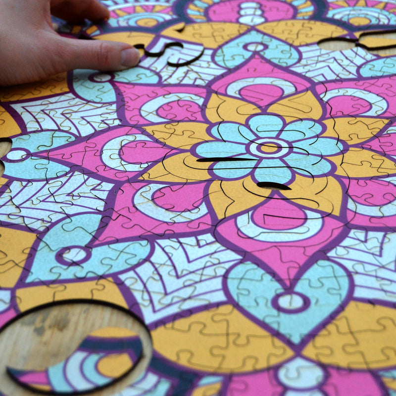 Mandala Wooden Puzzle ZEN – [WAWW] What a Wood Work