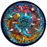 Round Wooden Puzzle "KIA" | 31 inches 1000 pcs | Adult Jigsaw Puzzles