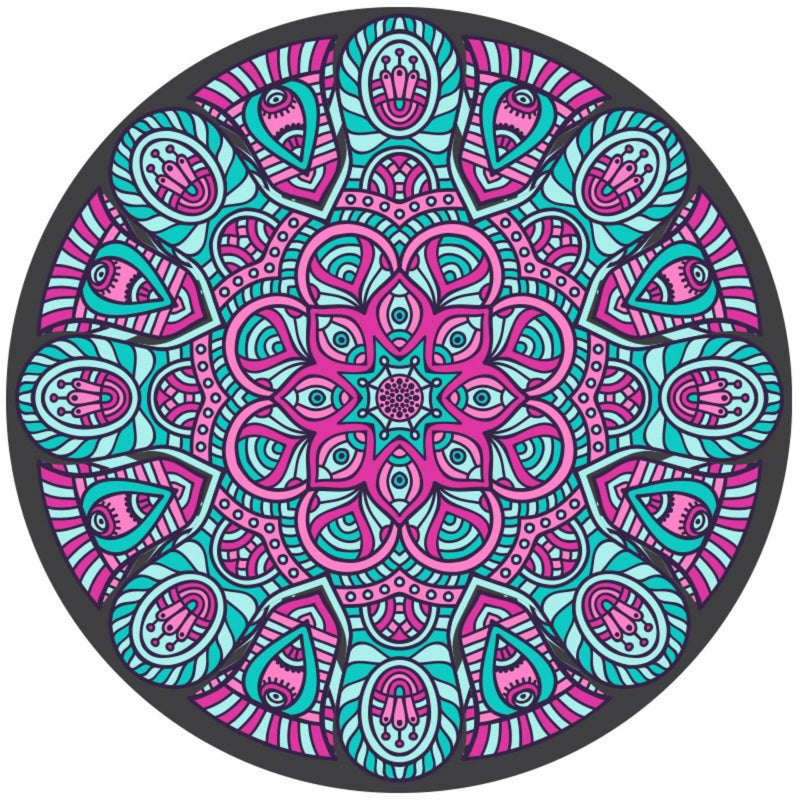 Round Wooden Puzzle "ORIGIN" | 31 inches 1000 pcs | Adult Jigsaw Puzzles