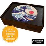Round Wooden Puzzle "WAVE" | 31 inches 1000 pcs | Adult Jigsaw Puzzles