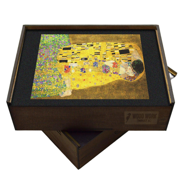 "The Kiss" Wooden Puzzle, Gustav Klimt