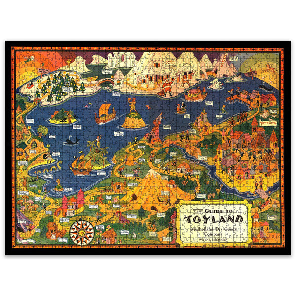 TOYLAND Wooden Puzzle | Vintage art | The Guide to Toyland