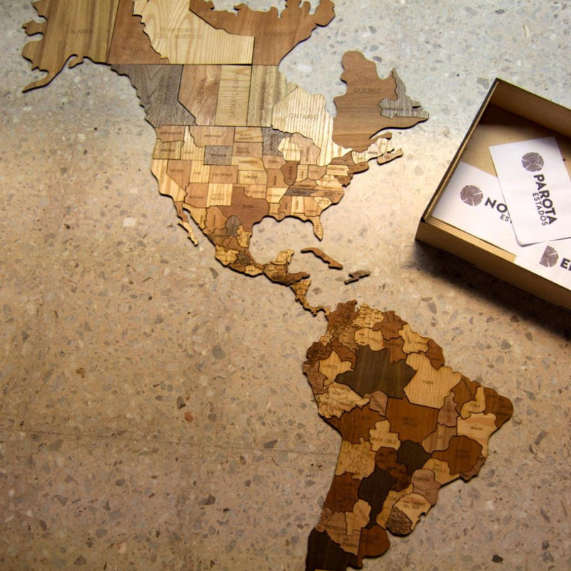 Wooden MAP OF AMERICA  wall & floor puzzle – [WAWW] What a Wood Work