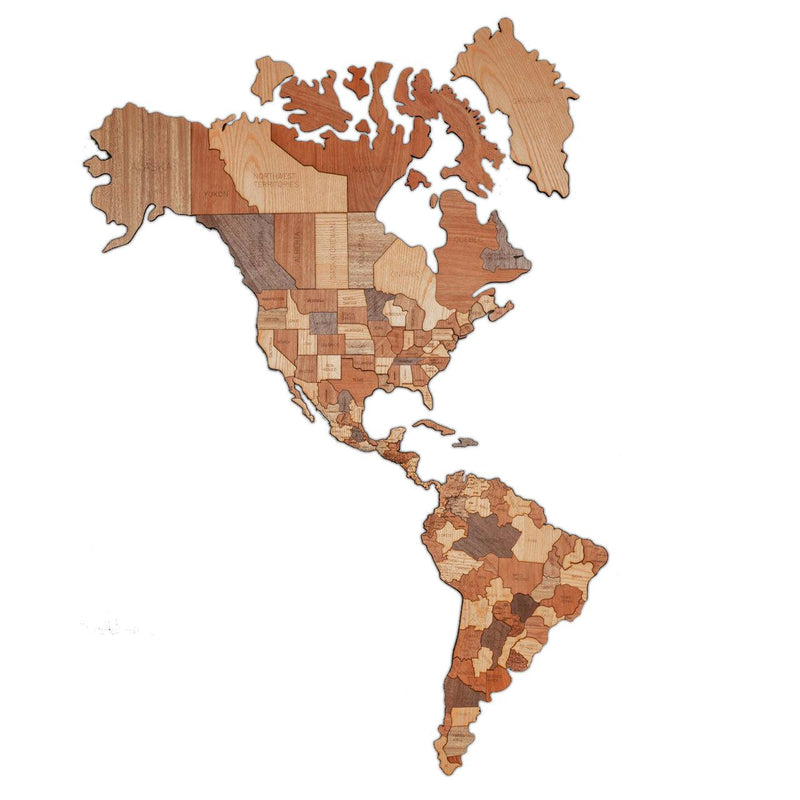 Wooden MAP OF AMERICA  wall & floor puzzle – [WAWW] What a Wood Work