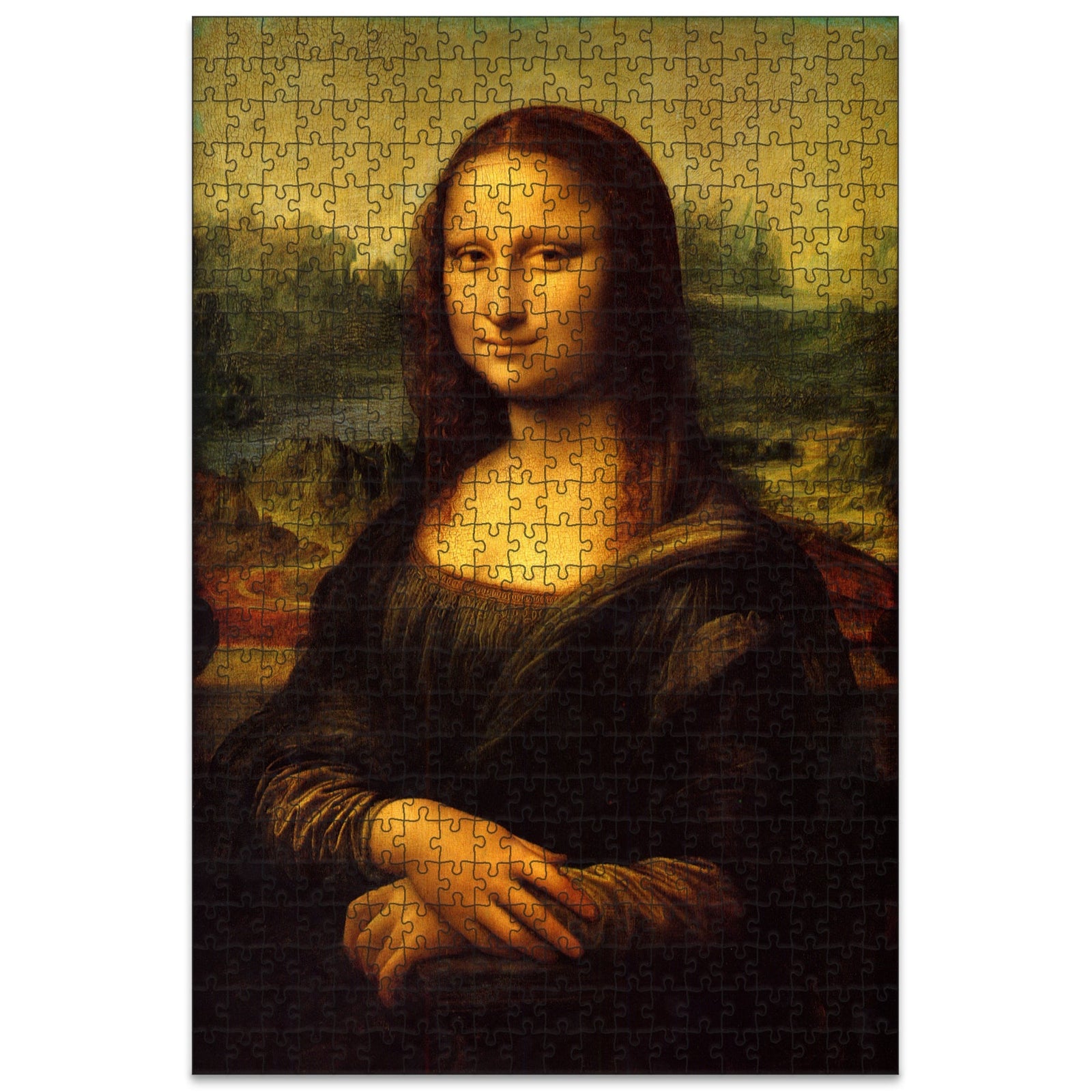 Wooden Puzzle Mona Lisa Leonardo Da Vinci La Gioconda WAWW Puzzles