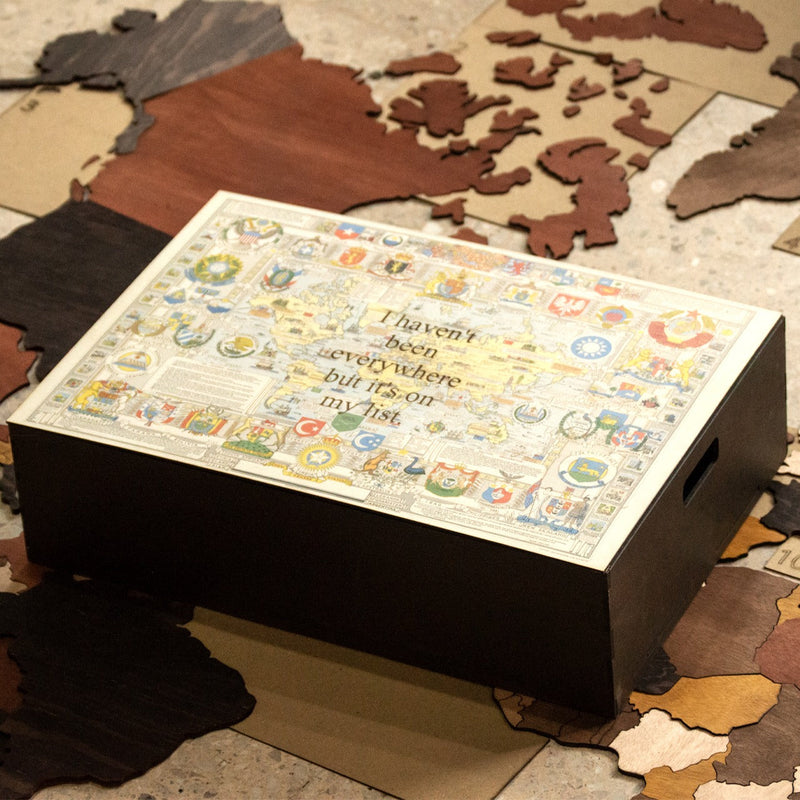 The World Map Wooden Jigsaw Puzzle