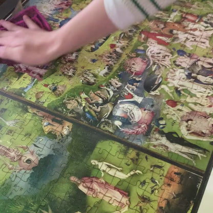 Hieronymus Bosch’s ‘The Garden of Earthly Delights’ - Wooden Jigsaw Puzzle