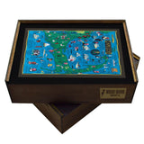CAPE COD | Wooden Puzzle | Adult Jigsaw | Map Collector gift