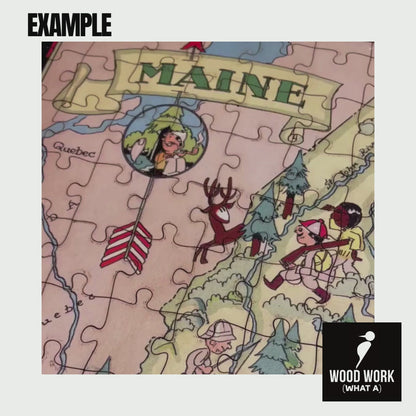 Arizona Wooden Puzzle - Explore the Grand Canyon, Deserts & Native American History