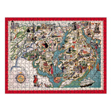 Antique DISTRICT OF COLUMBIA State Map | Wooden Puzzle | Adult Jigsaw | Unique gifts | Map Collector gifts