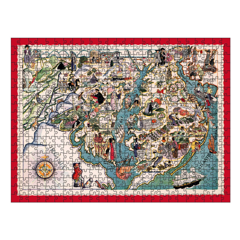 Antique DISTRICT OF COLUMBIA State Map | Wooden Puzzle | Adult Jigsaw | Unique gifts | Map Collector gifts