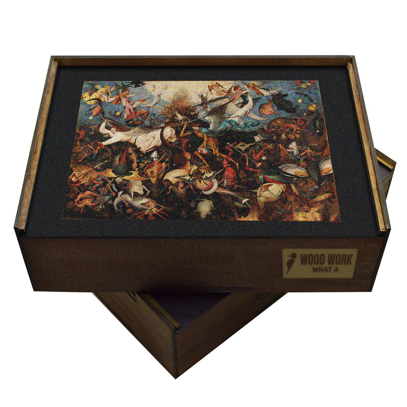 Fall of the Rebel Angels by Bruegel | Wooden Jigsaws for Adults | Wood Puzzle
